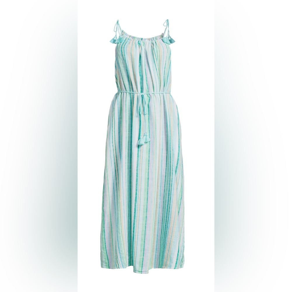 Time and Tru Women's Tie Shoulder Midi Dress